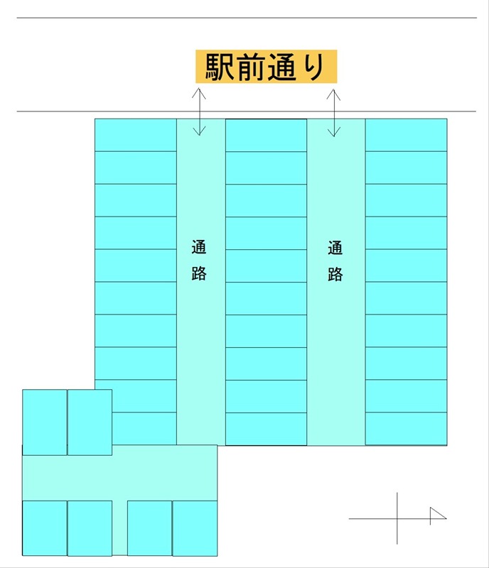 コーラ月極駐車場 間取り