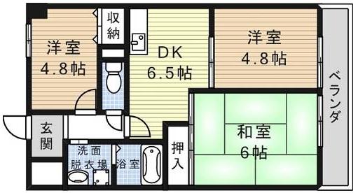 愛知県名古屋市中川区八熊１丁目 間取り