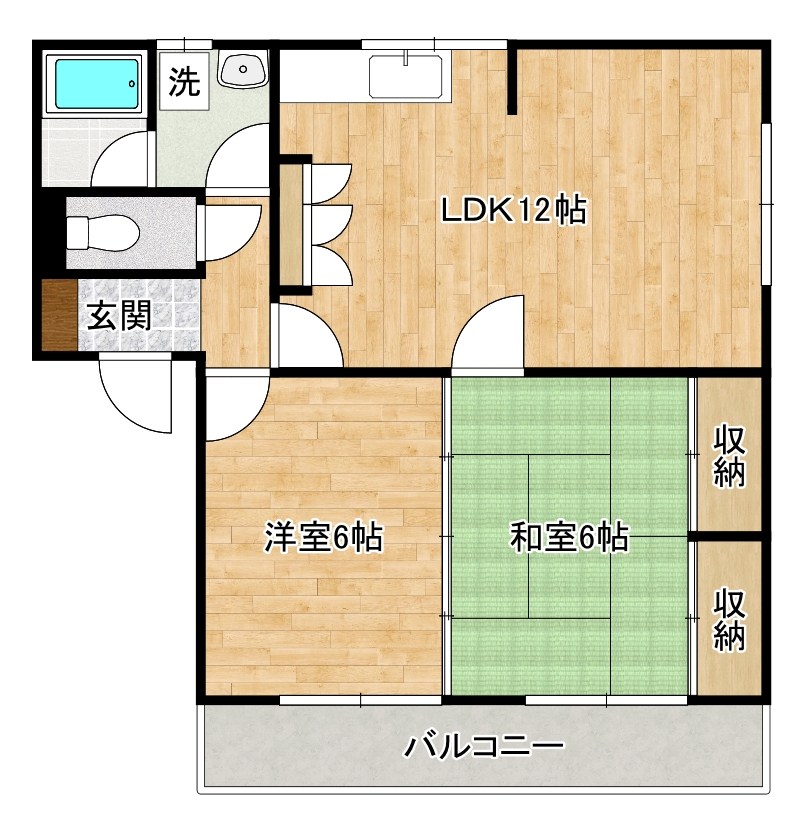 ファミールタカハシ第１ビル  302号室 間取り