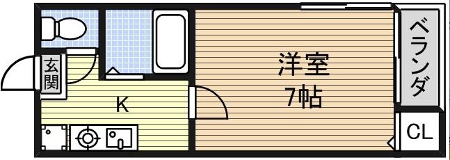 愛知県名古屋市西区名西１丁目 間取り