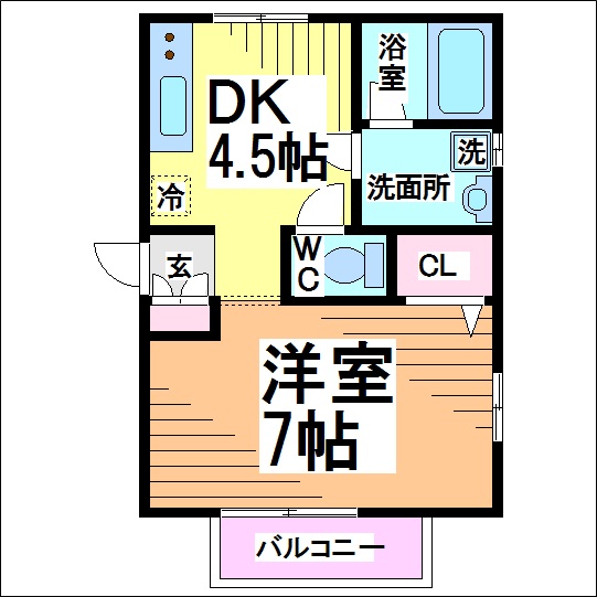 コンフォートいちよし 間取り図
