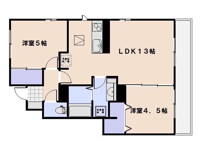 フ・ミール5号館 間取り図