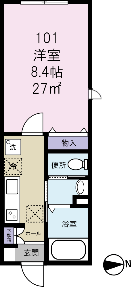 Wisteria扇 間取り