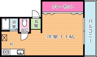 中野ビル 302号室 間取り