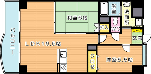 アヴァンセ陣原駅前 間取り図