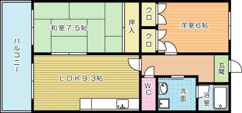ラ・クーレⅢ 503号室 間取り