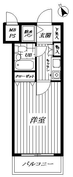 菱和パレス南大井 504号室 間取り