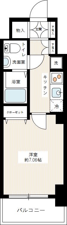 アイル東京向島弐番館 0302号室 間取り