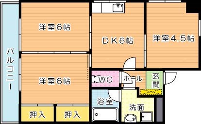 SK陣の原駅前 間取り図