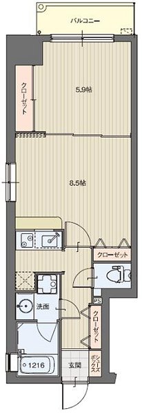 愛知県名古屋市東区泉１丁目 間取り