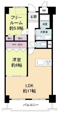 フォレステージュ南堀江 間取り