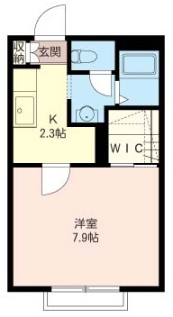 クレストⅠ X01~X06号室 間取り