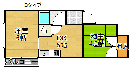 エトワール住之江 間取り