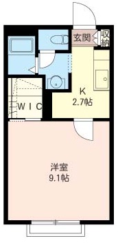 クレストⅡ X01~X05号室 間取り