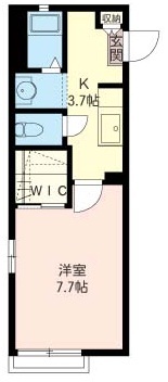 クレストⅡ X06号室 間取り