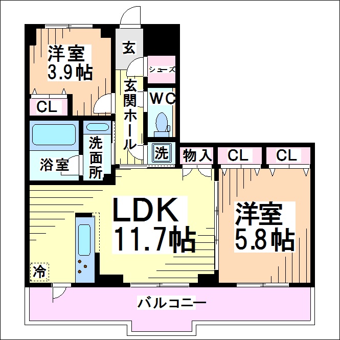プレミアコンフォート西荻窪 間取り