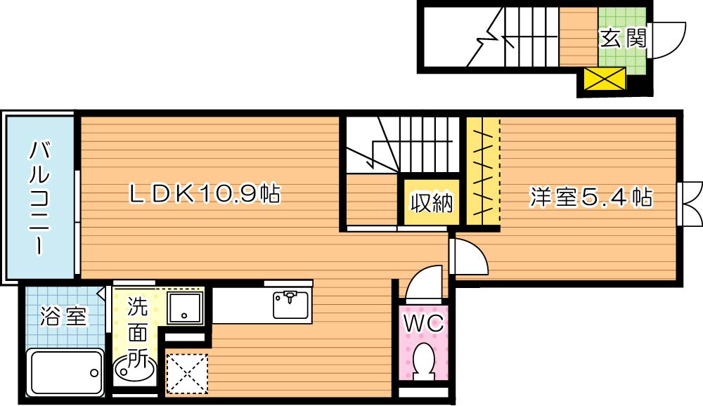 フォーエヴァーサンリッチ 間取り図