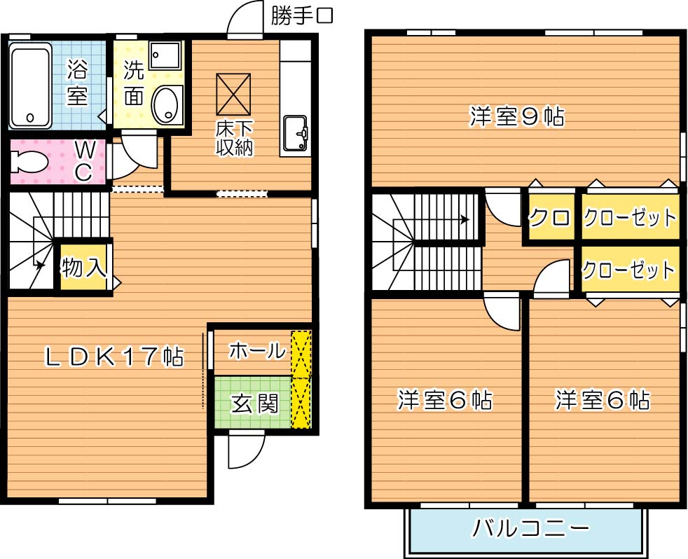 ケイズスクエア　Ｂ棟 間取り