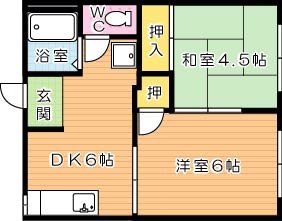 アパートメントいしだ 間取り図