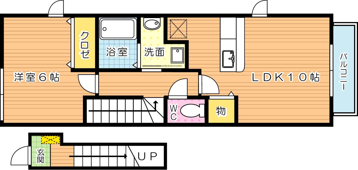 ブローテＭＹⅡ 間取り図