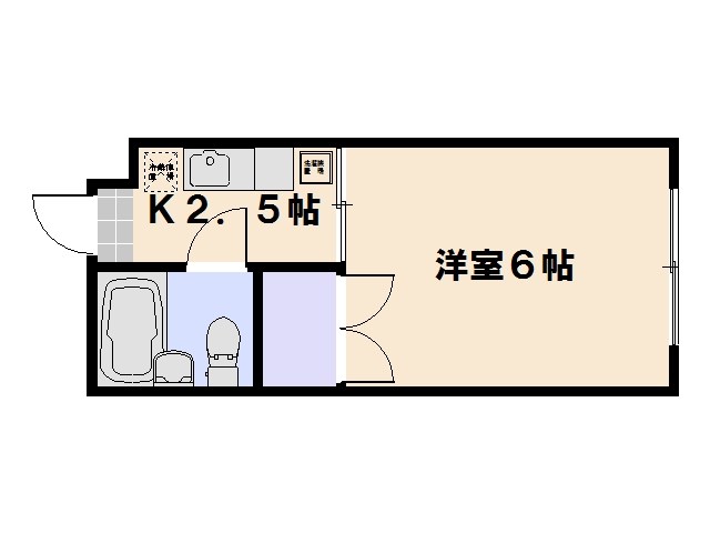 BM-8ビル 301号室 間取り