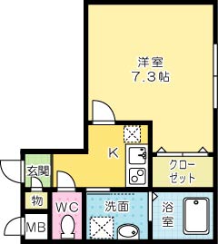 木田ビル 302号室 間取り