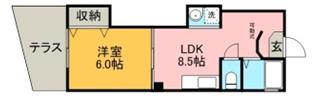 愛知県名古屋市守山区白沢町 間取り