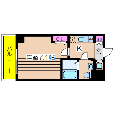 エスライズ御堂筋本町 間取り