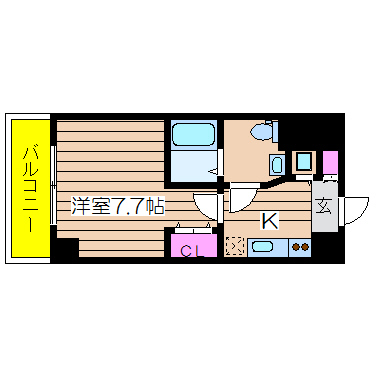 エスライズ御堂筋本町 間取り