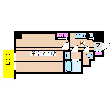 エスライズ御堂筋本町 間取り