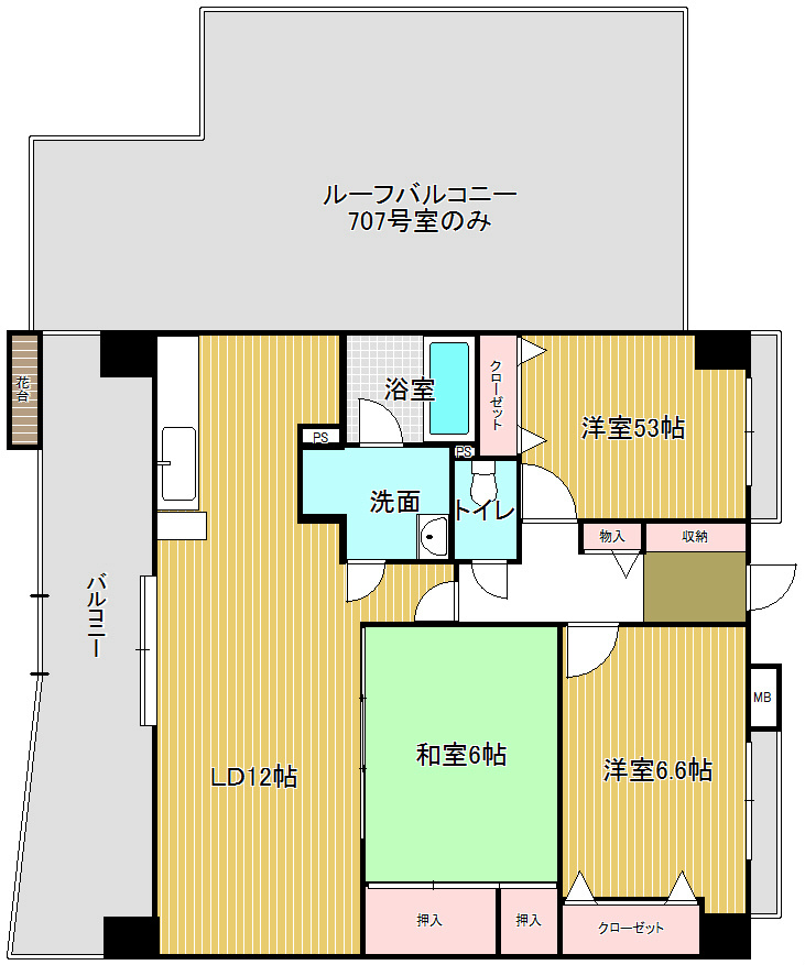 パティオ大宮 間取り図