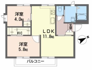 フレグランス吉岡 間取り