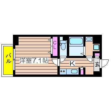 大阪府大阪市西区南堀江４丁目 間取り