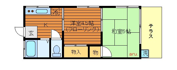 むさしの荘 間取り