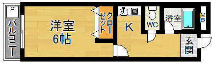 ミユキシティーマンション２ 間取り図