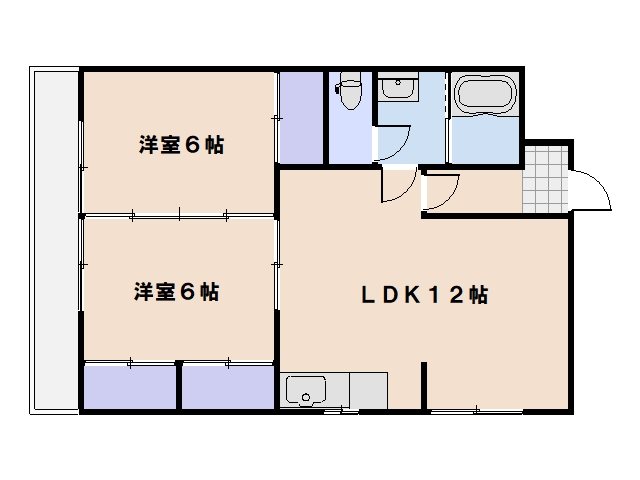 アセント昭和台 305号室 間取り