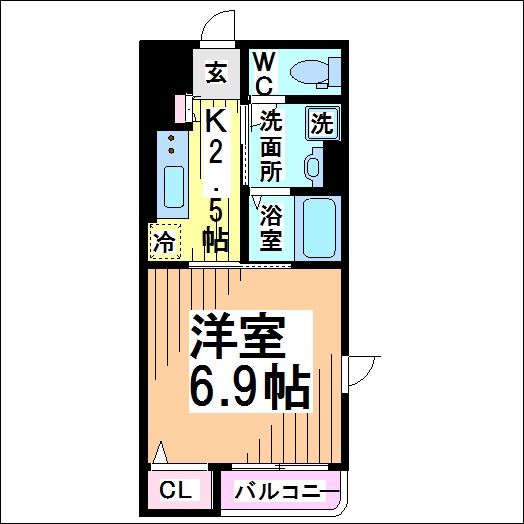 アパルトマンジョルジュ 間取り