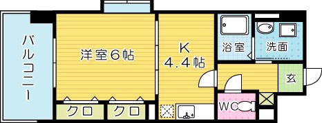 ラ・アヴェニール 207号室 間取り