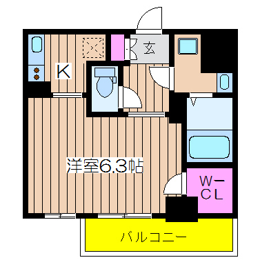エスライズ御堂筋本町 間取り