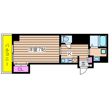大阪府大阪市中央区南船場１丁目 間取り