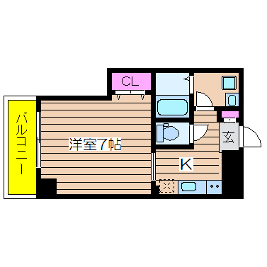 大阪府大阪市中央区南船場１丁目 間取り