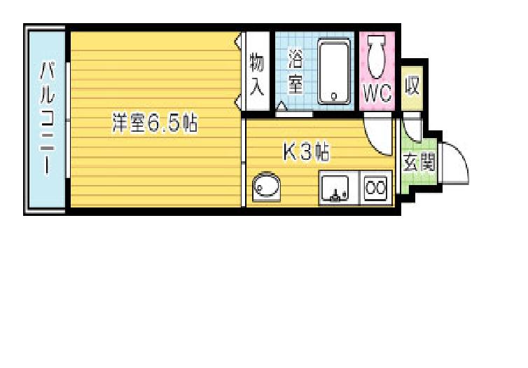 コートヒルズ 302号室 間取り