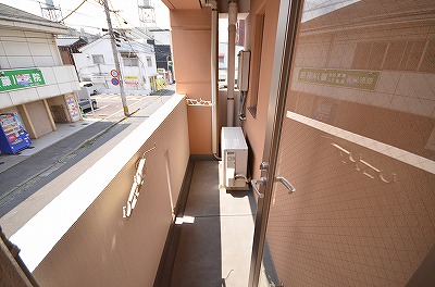 ボヌール三萩野 ベランダ