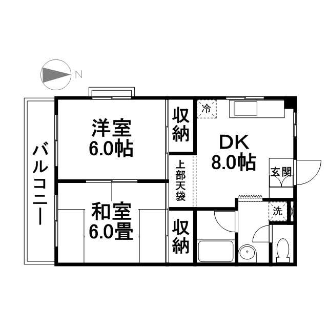 ドエル北葛西 103号室 間取り