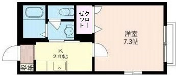 メープルパレス X01~X06号室 間取り