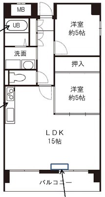 大阪府大阪市西区本田１丁目 間取り