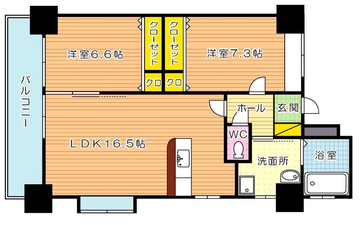 GRAVIS(グラヴィス) 805号室 間取り