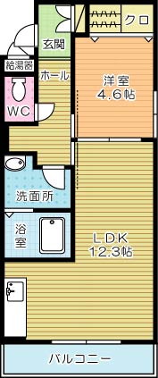 ラ・ポール中井 間取り図