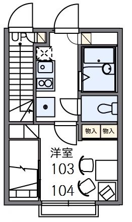 ソレイユ 104号室 間取り