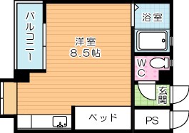 第２コーポあけみ 302号室 間取り